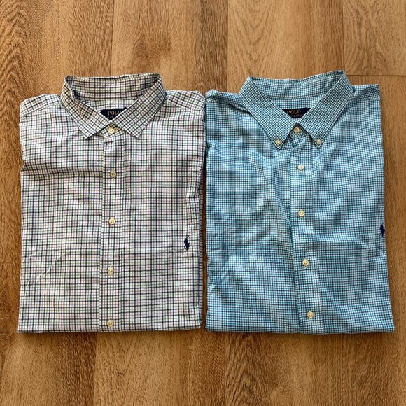 Ralph Lauren Men’s Button Down Shirts – Lot of 2 (Size 3XL) - Picture 1 of 7